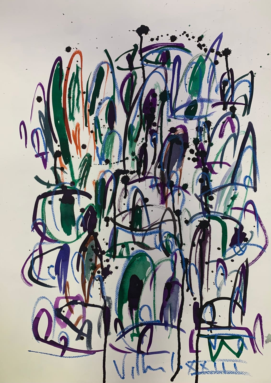 Feng Villalpando, Sin título "(Abstracto)", 2023