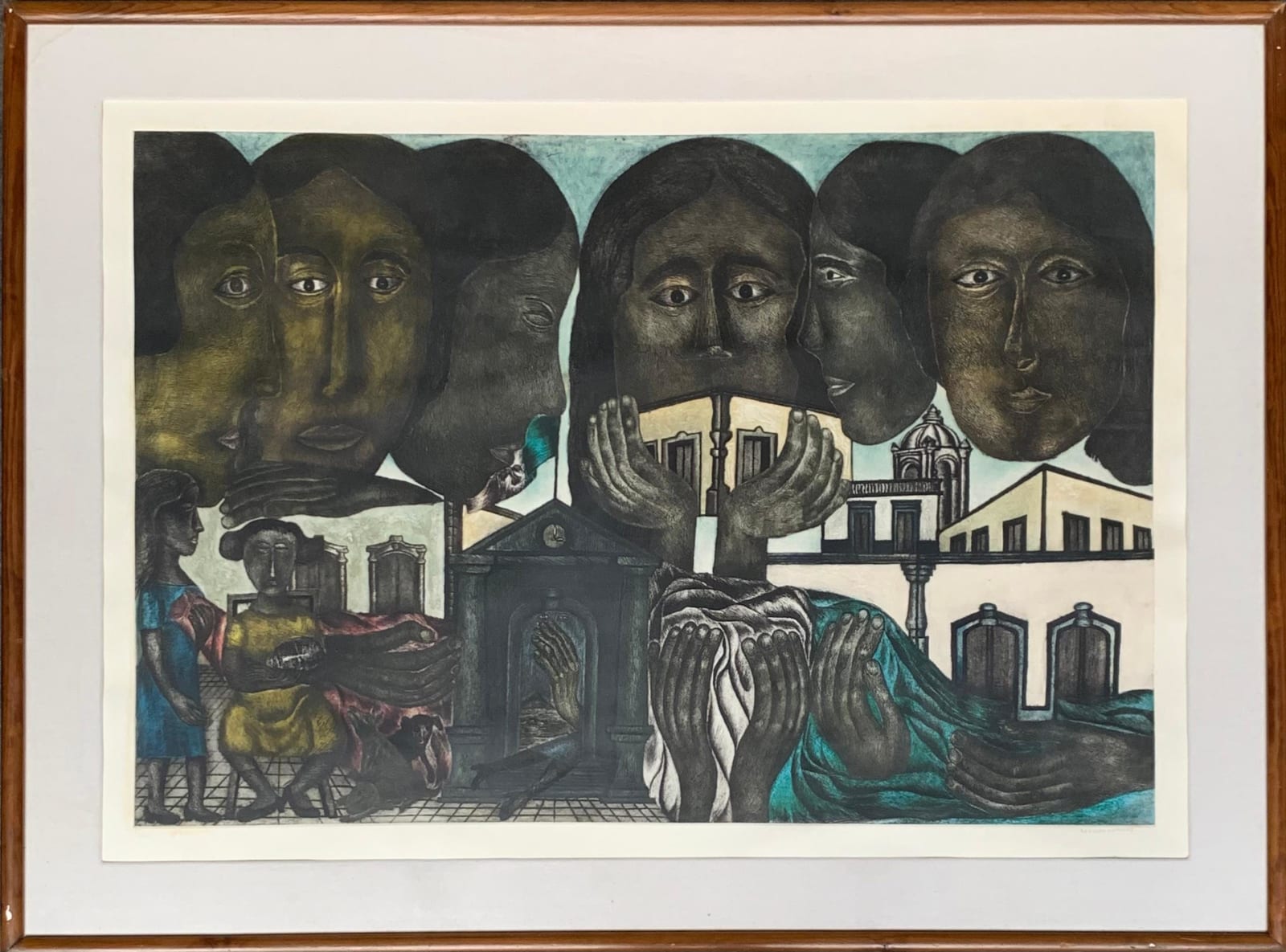 Rodolfo Morales, "Muro de los recuerdos", 1997