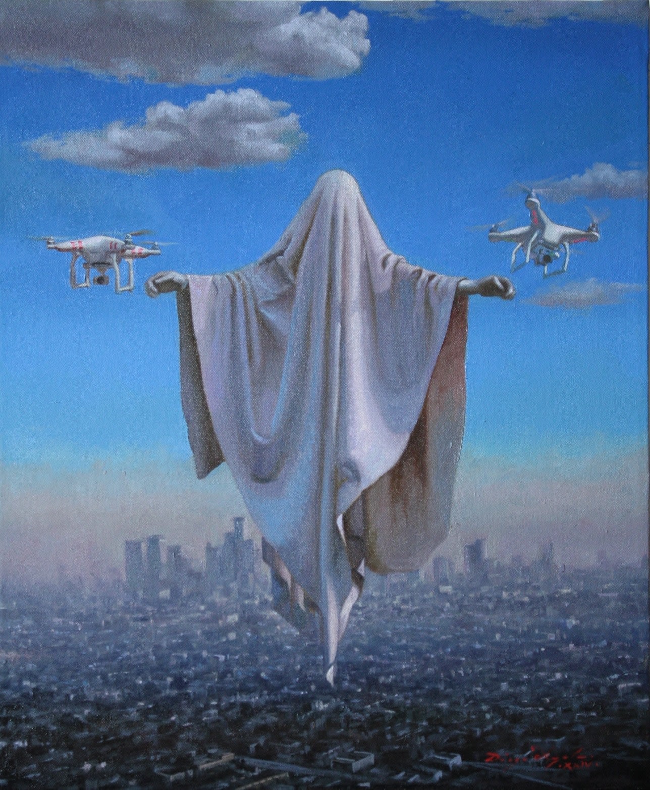 Diego Ayala, "espectadores aereos", 2024