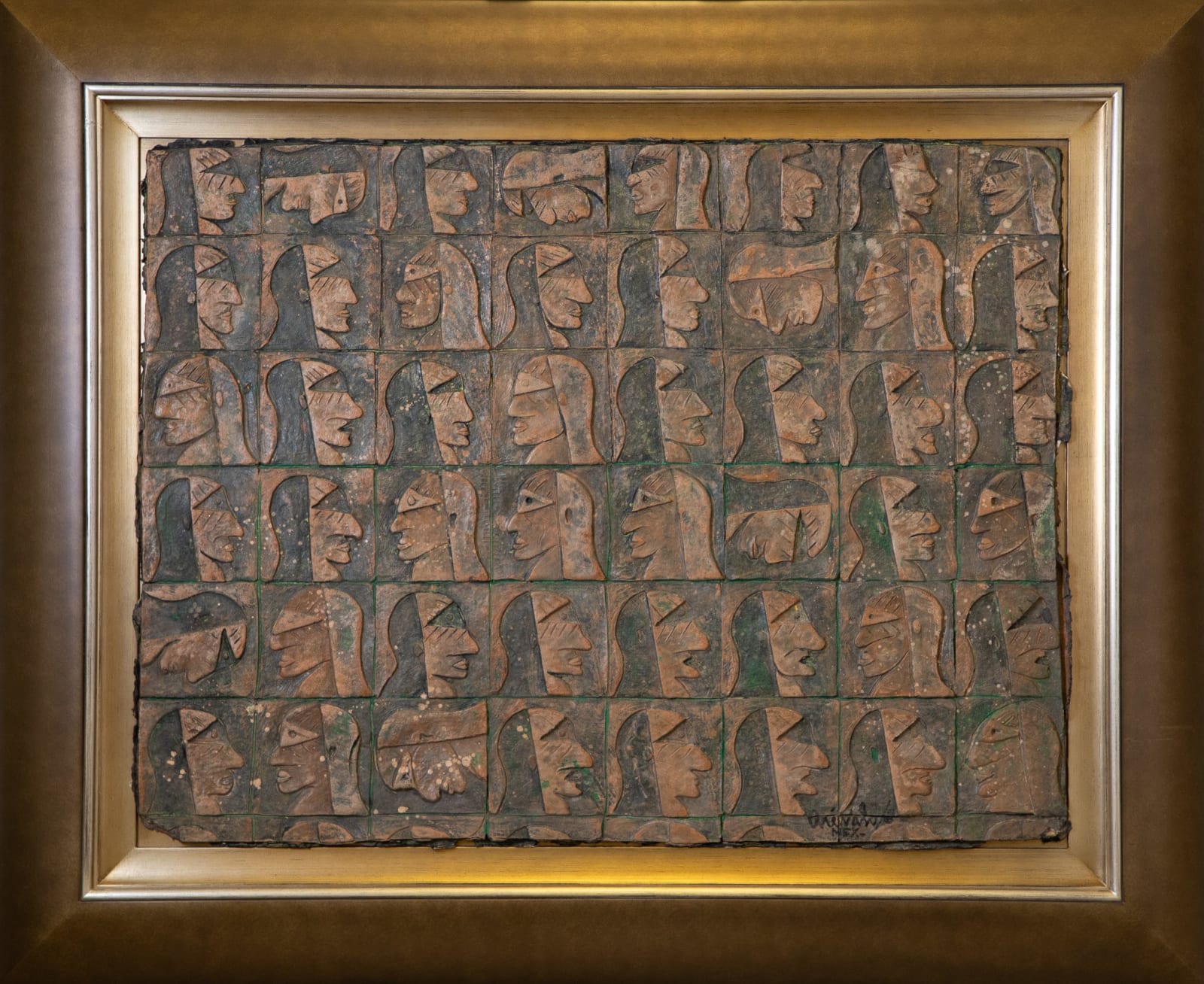 Javier Arévalo, "Caras y máscaras", 1985