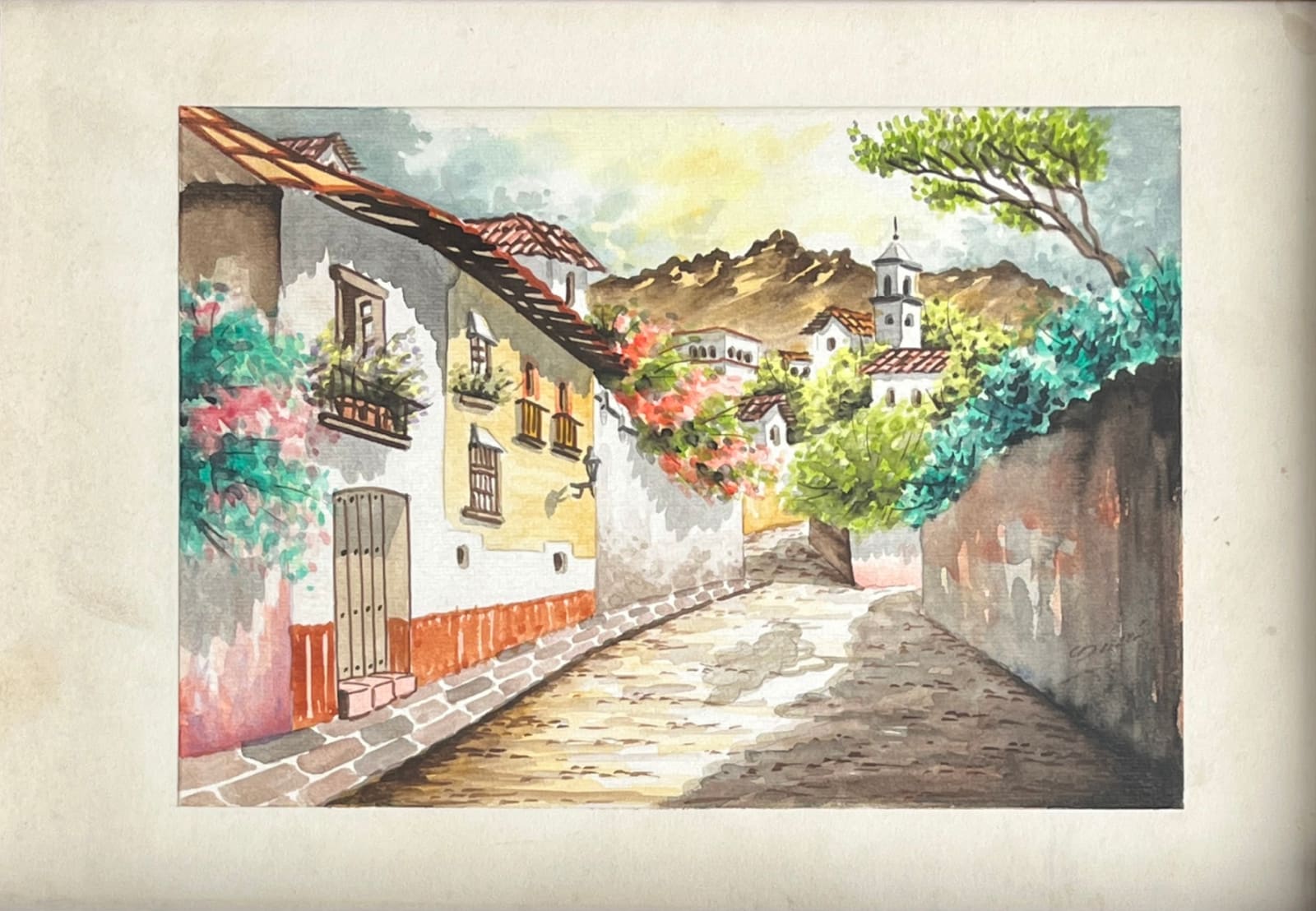 H. Márquez, "Calle de los balcones I" , ca 1980