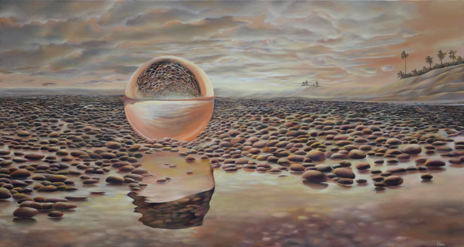 Jorge Luna, "Flotando en flamas", 2014