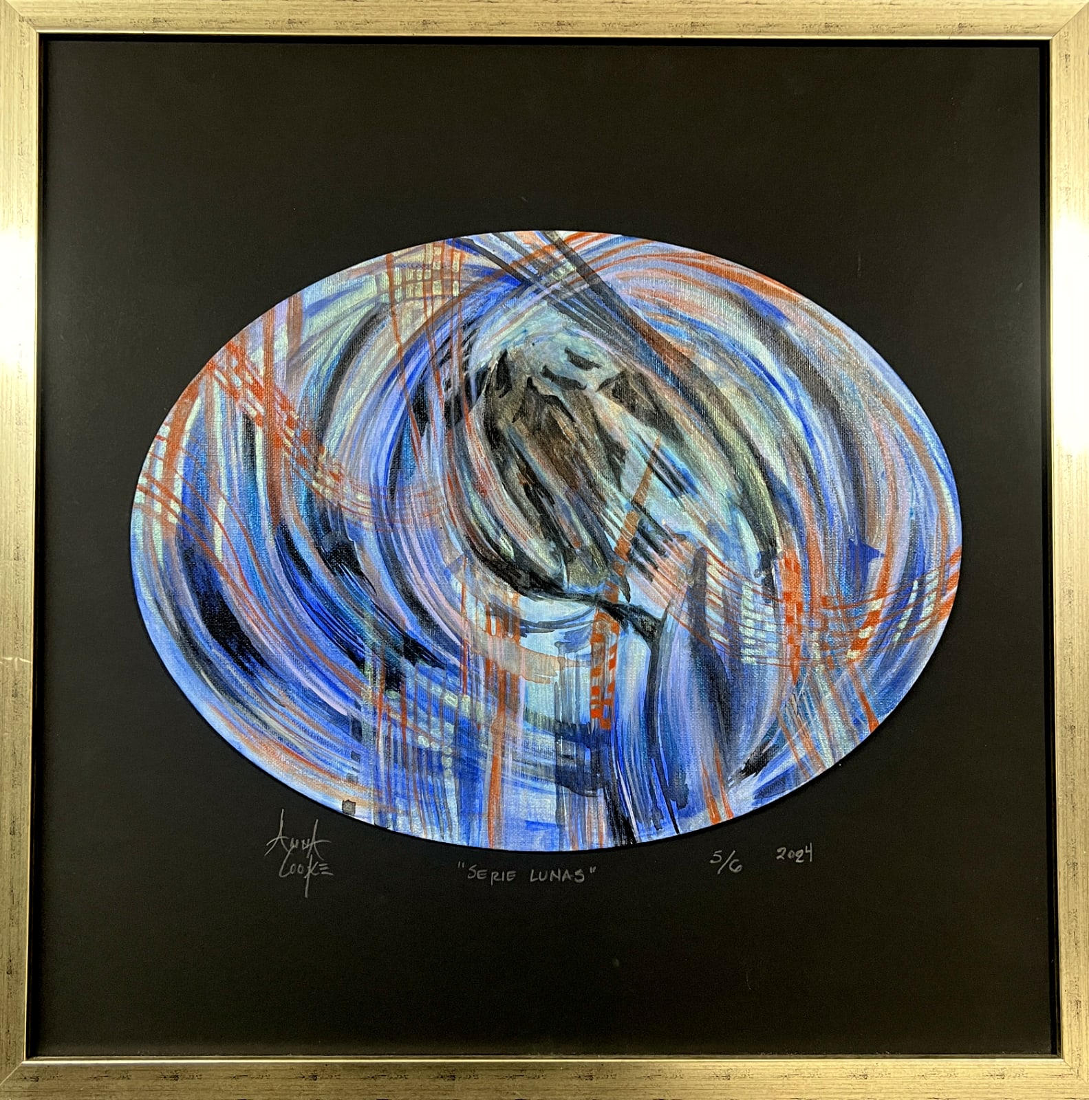Anna Cooke, "Serie Lunas" (Multicolor), 2024