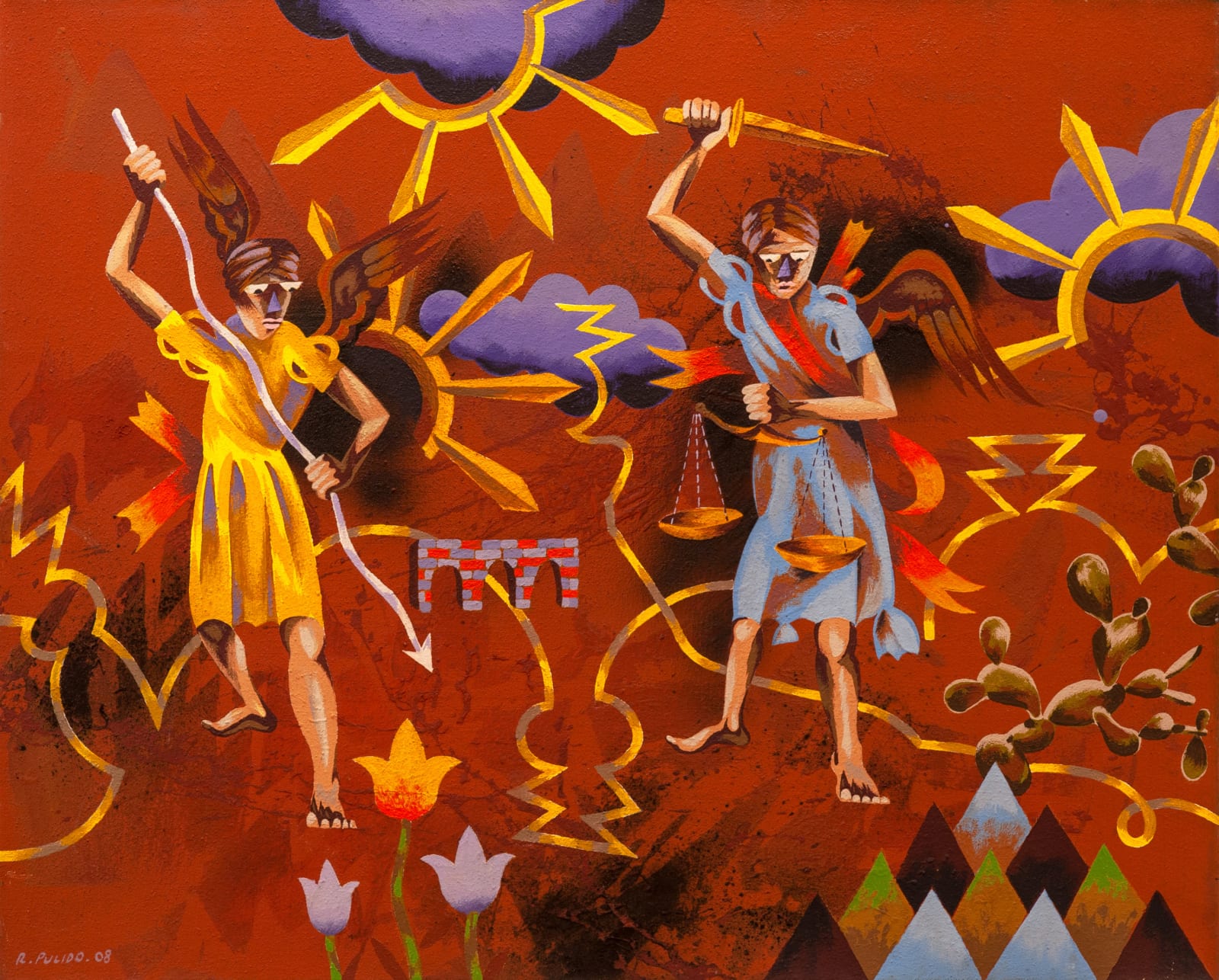 Roberto Pulido, "Caster y Pollocks", 2008