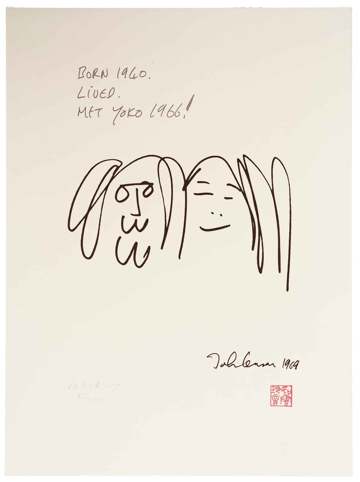 John Lennon & Yoko Ono, "Forever Love", 2012