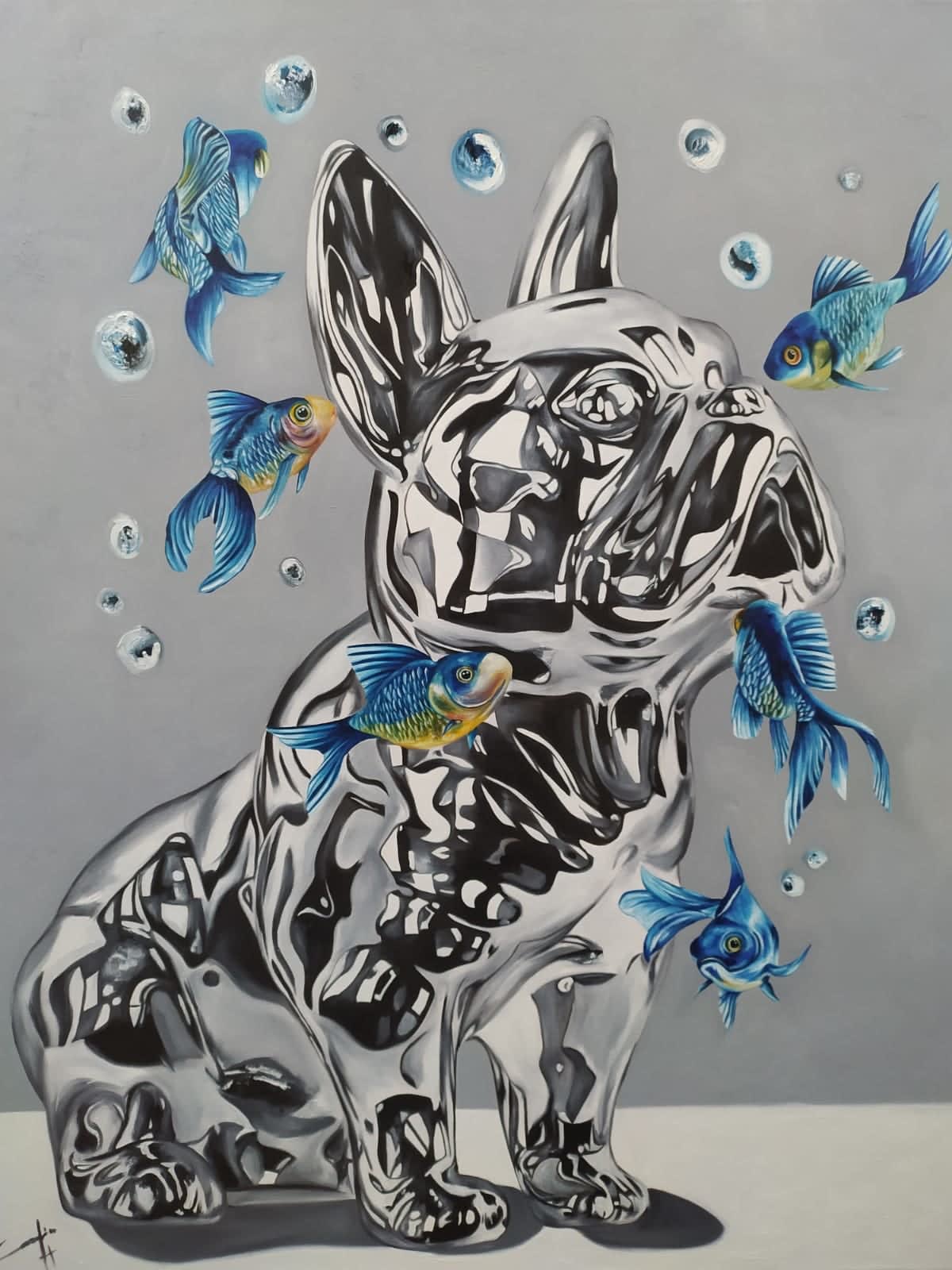 Carlina Cisneros, "Beso II", 2023