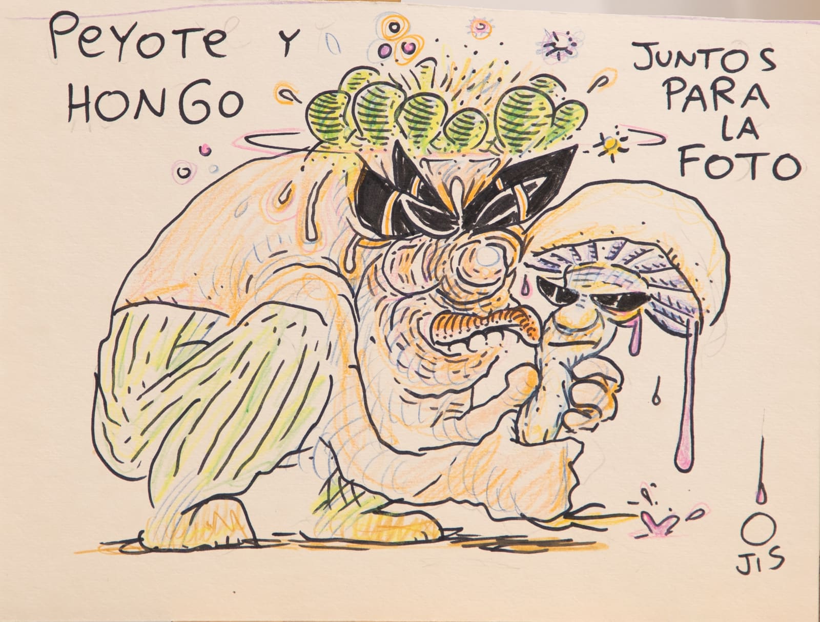 Jis, "Peyote y hongo", 2024