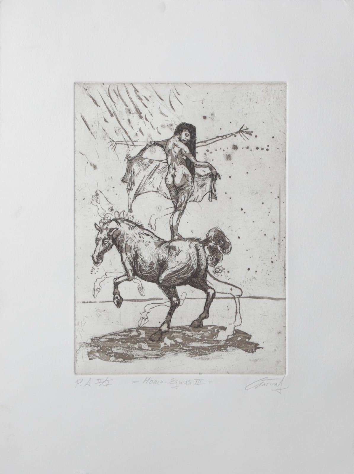 Sergio Garval, "Homo-Equus III", Ca. 2002