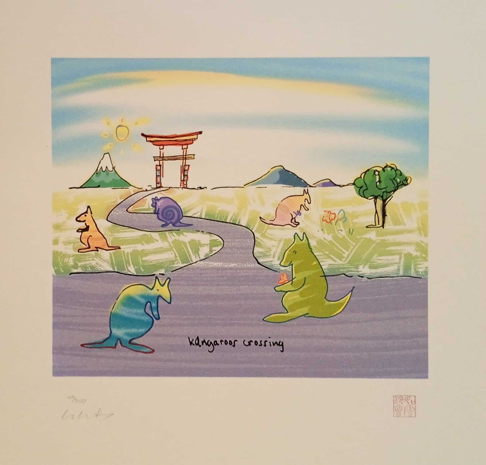 John Lennon & Yoko Ono, "Kangaroo Crossing", 2002