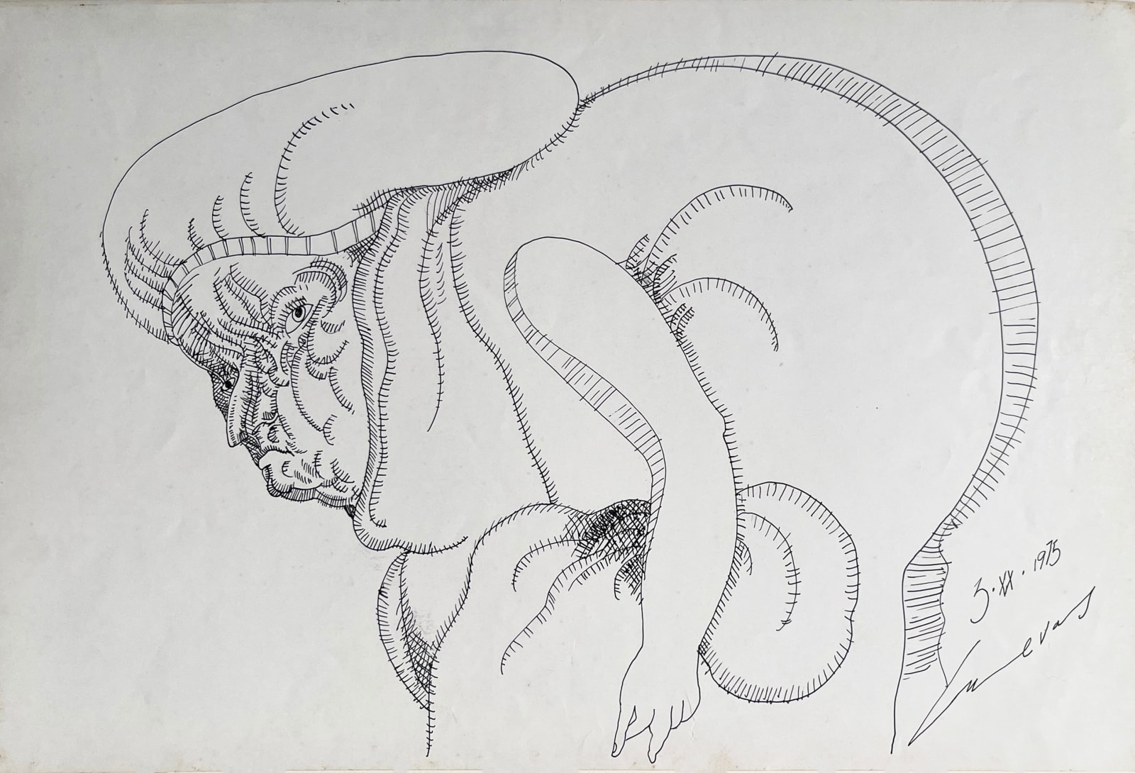 José Luis Cuevas, Sin título, ca.1980