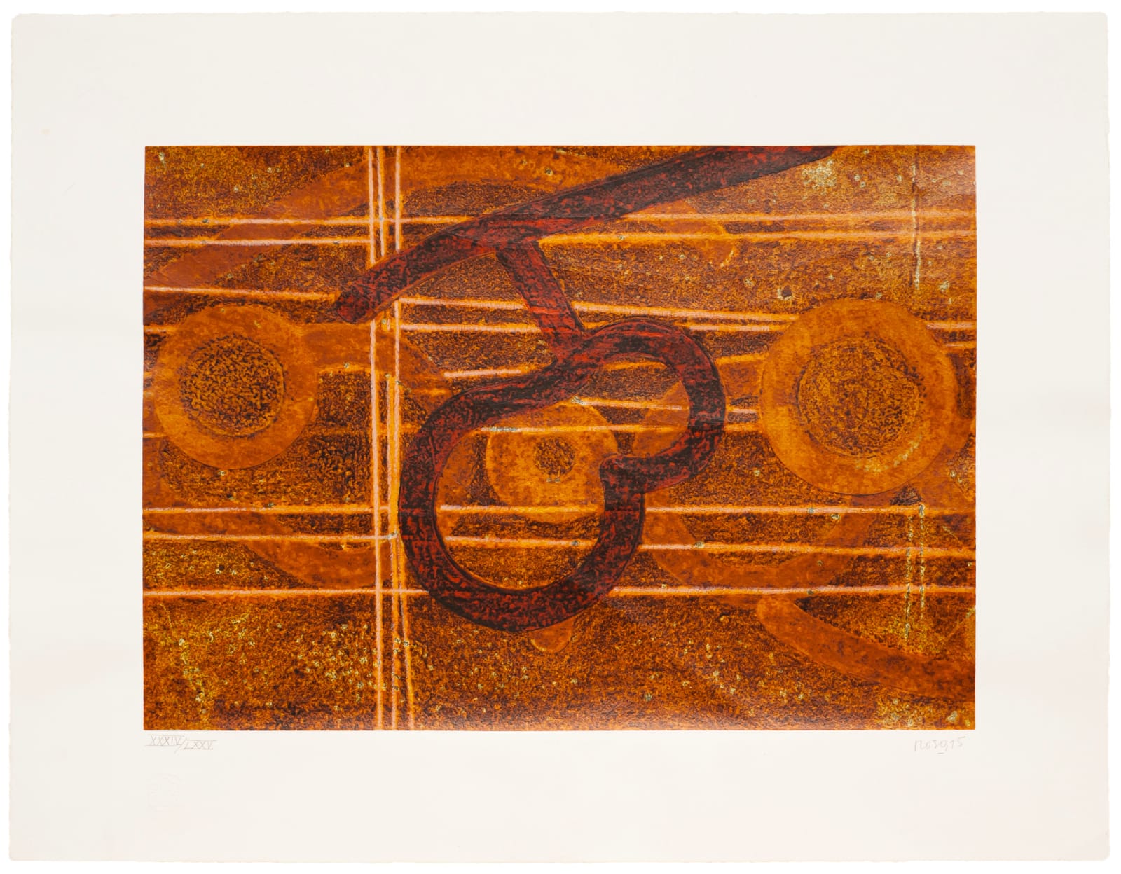 Vicente Rojo, "Aforismo", 2015