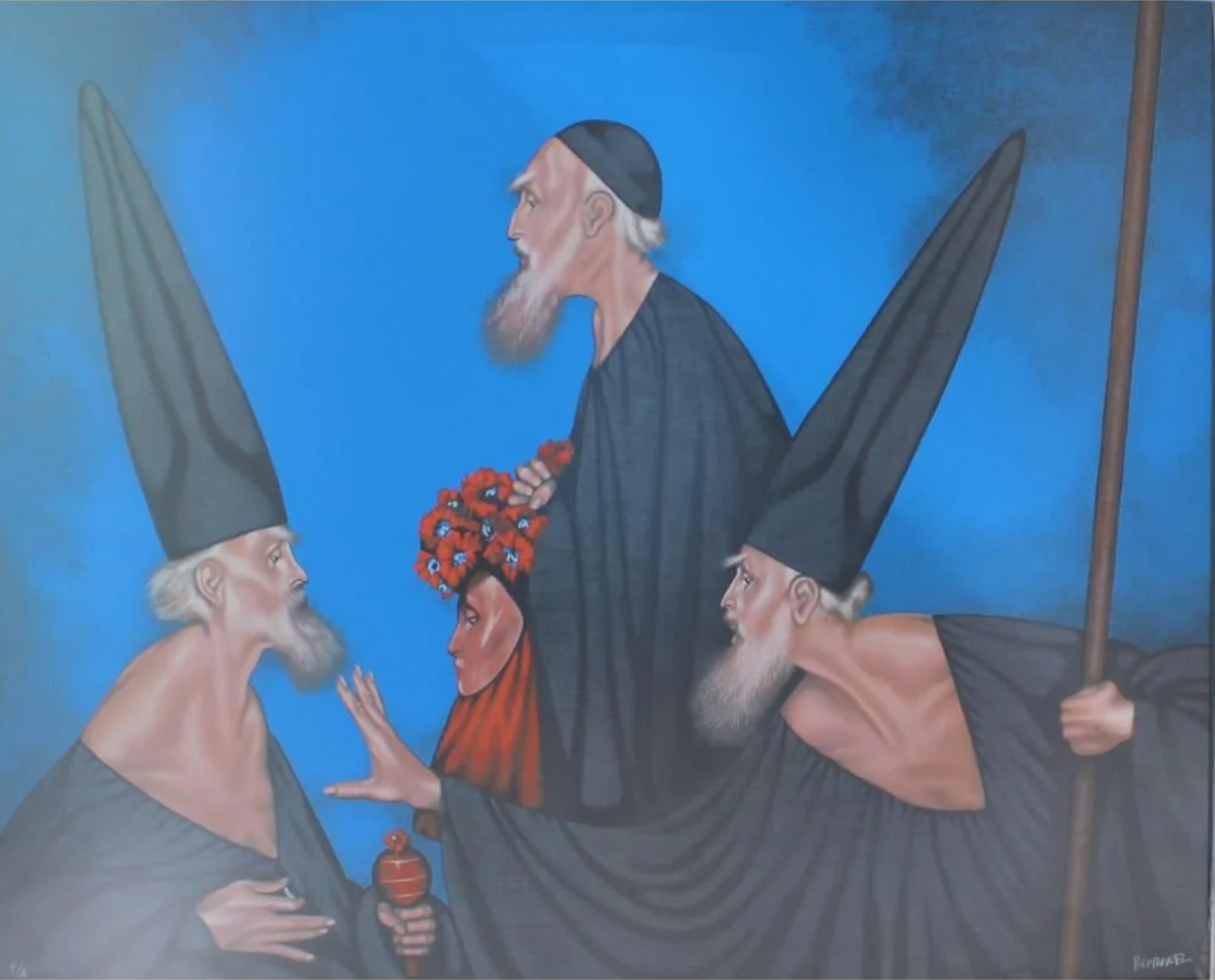 Rafael Coronel, "Amigos", ca. 2012