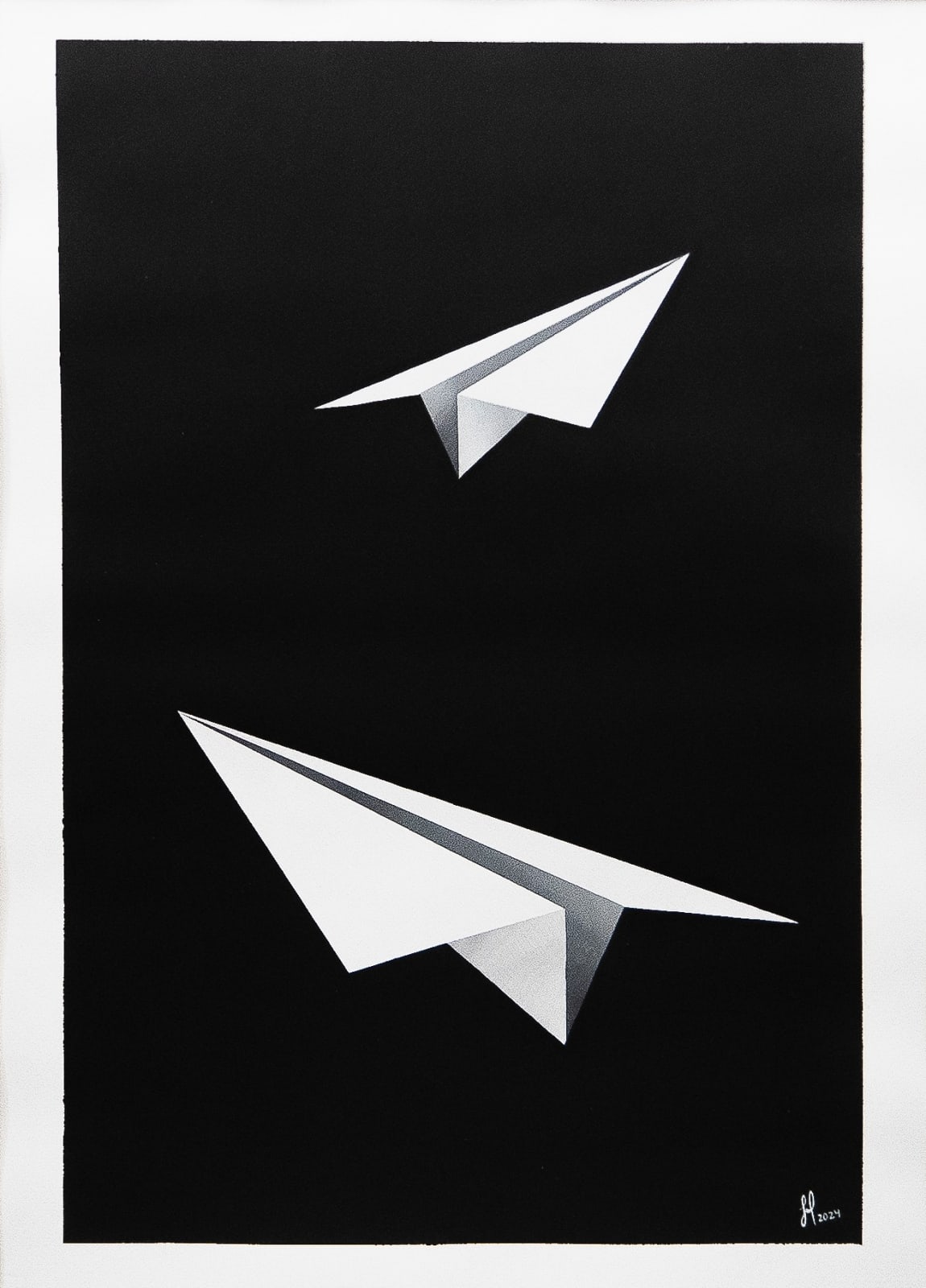Jorge Llanos, "Aviones de papel"