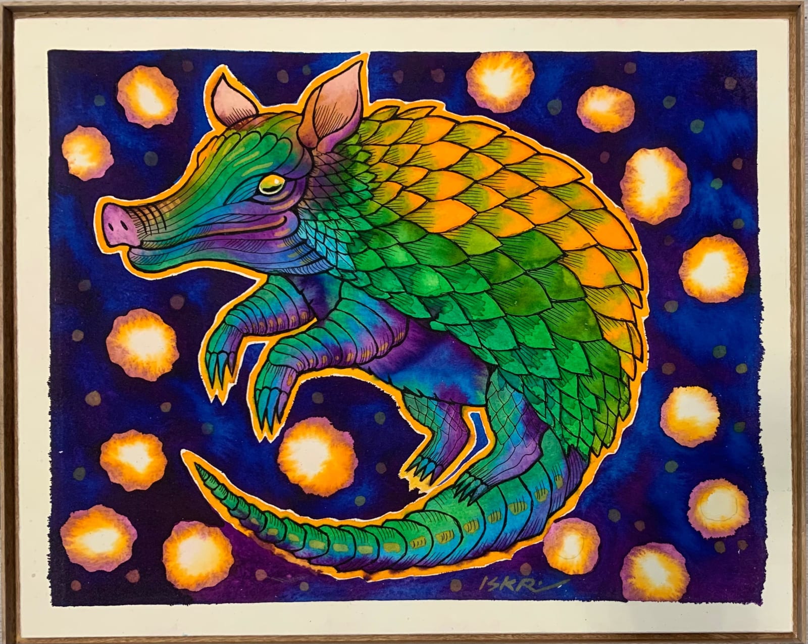 Iskar Farías, "Armadillo cósmico", 2025