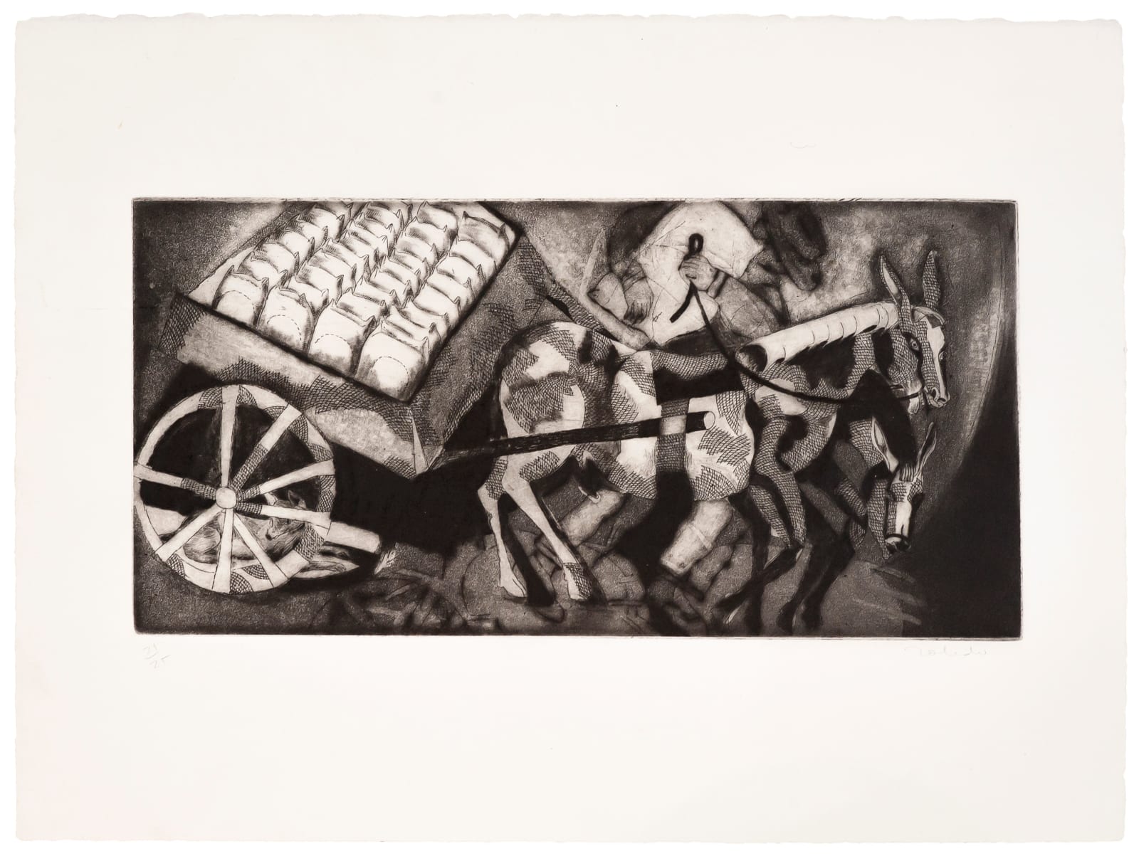Francisco Toledo, "Mulas", ca. 1980