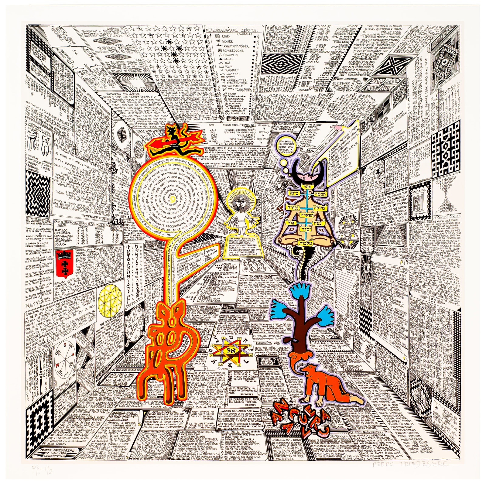 Pedro Friedeberg, "Mathias en Cuernavaca", 2019
