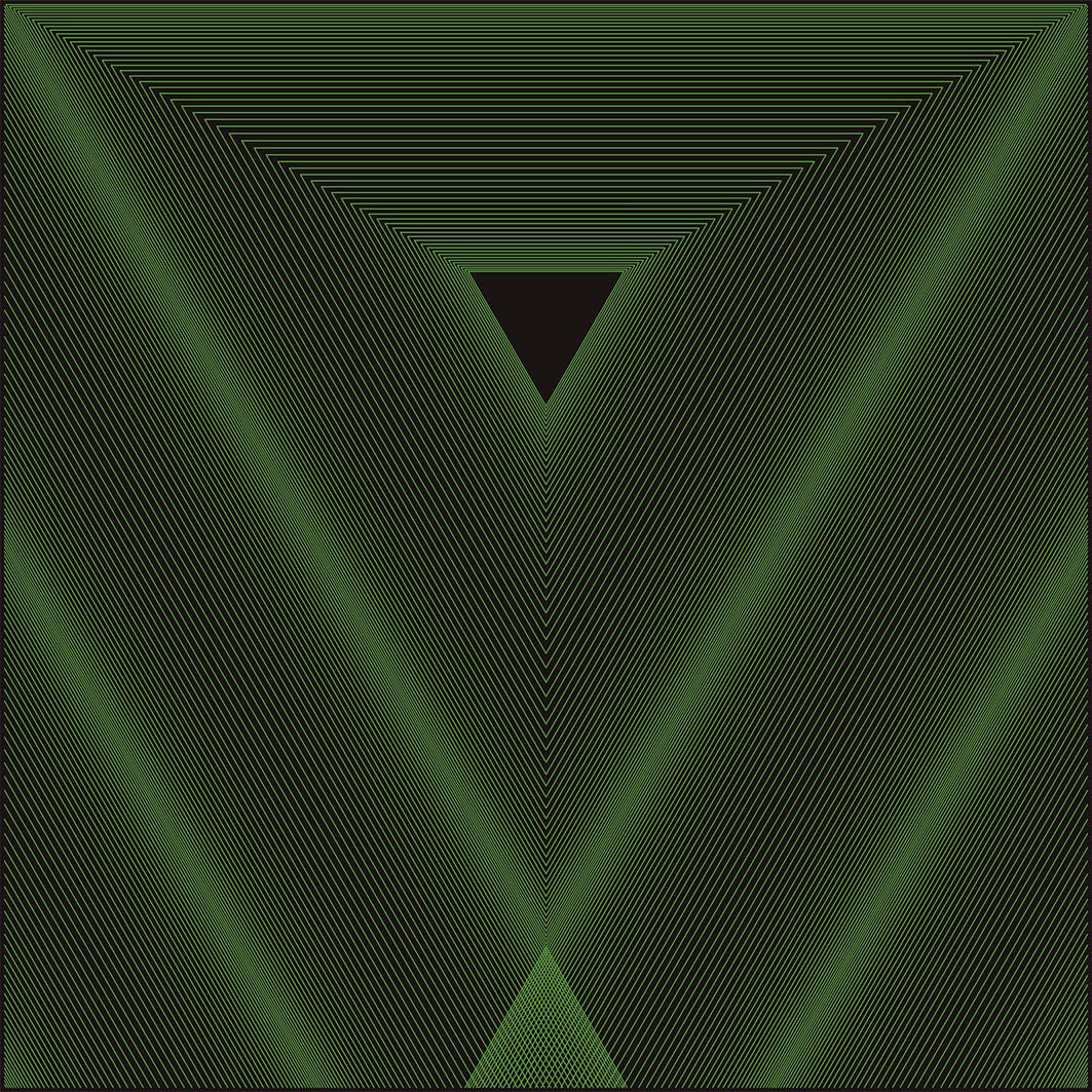 Juan Álvarez Del Castillo, "Triángulo VII (verde)", 2022