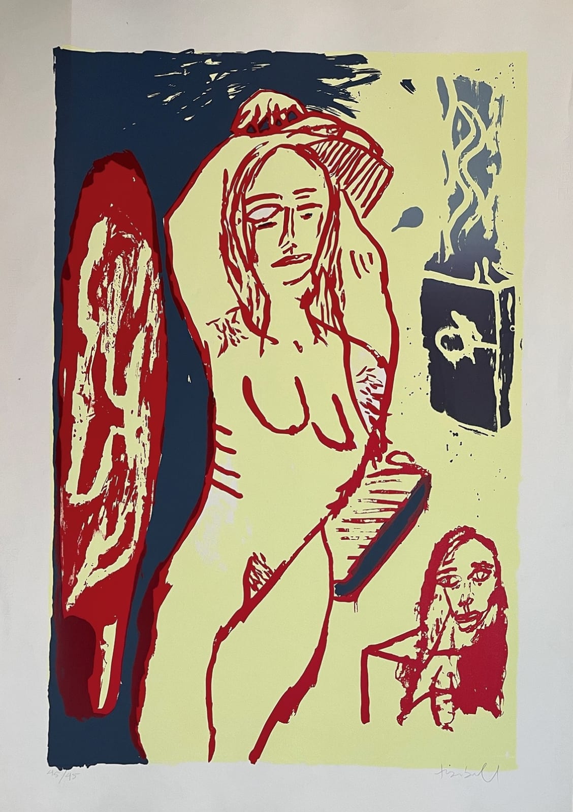 Roberto Turnbull, "Mujer en Amarillo", 1988