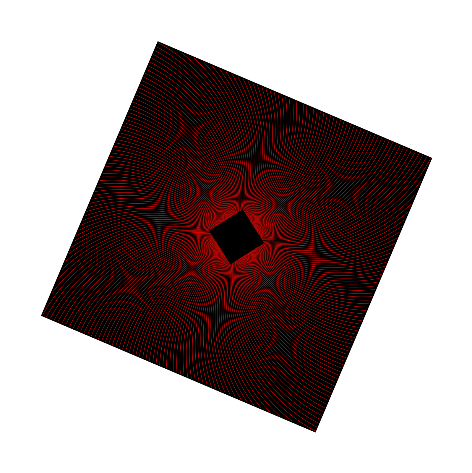 Juan Álvarez Del Castillo, "Cuadrado III (rojo)", 2022