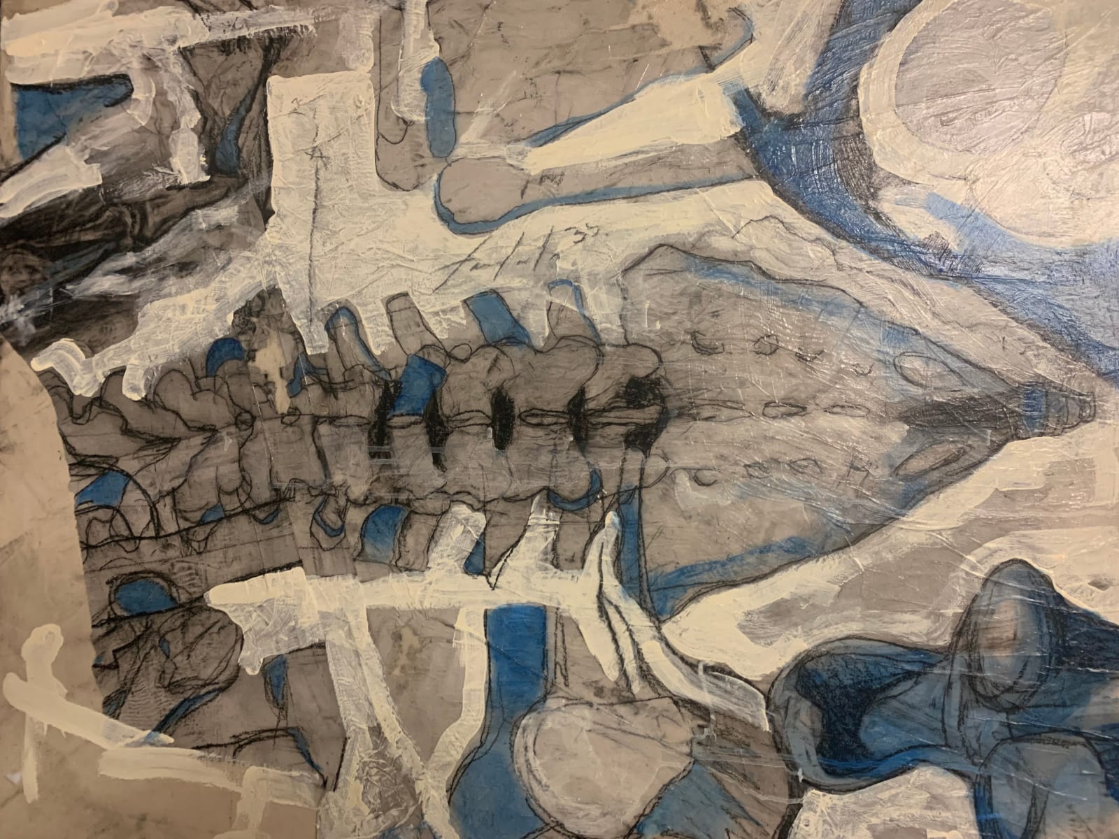 César Aréchiga, "Abstracciones forenses I", 2023