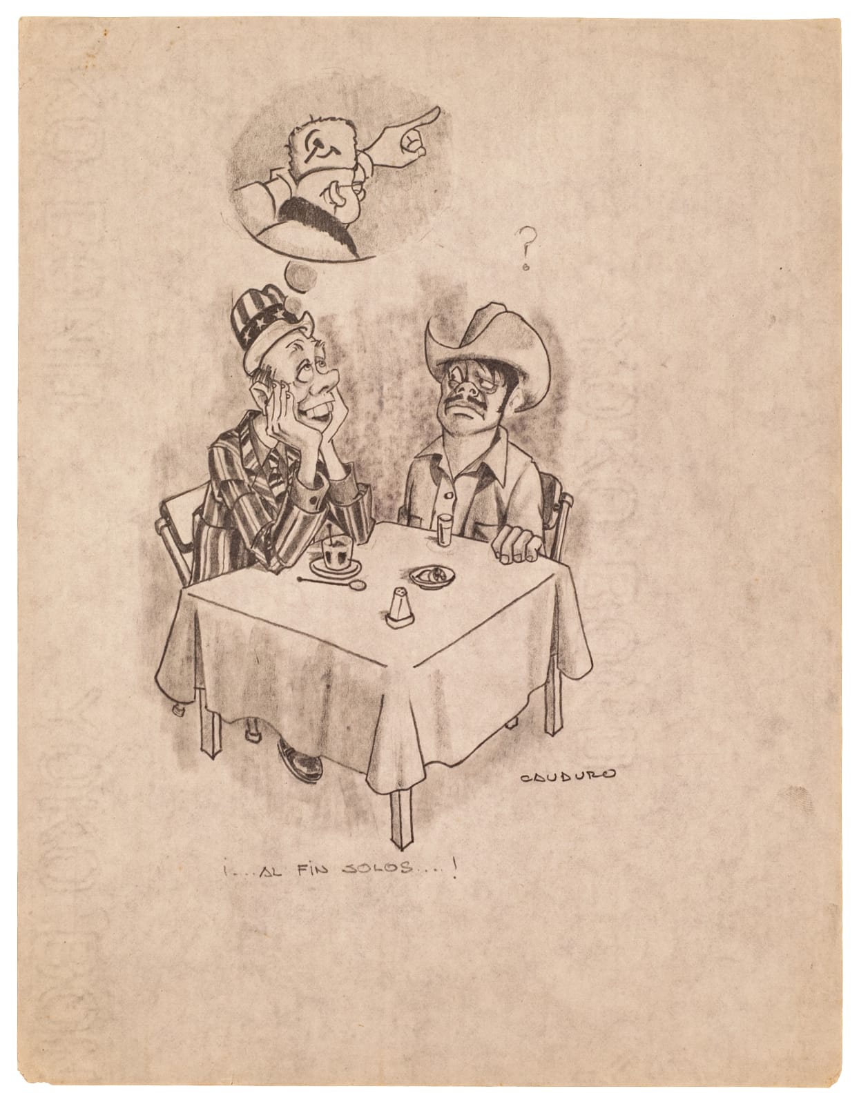 Rafael Cauduro, "Caricatura 13"