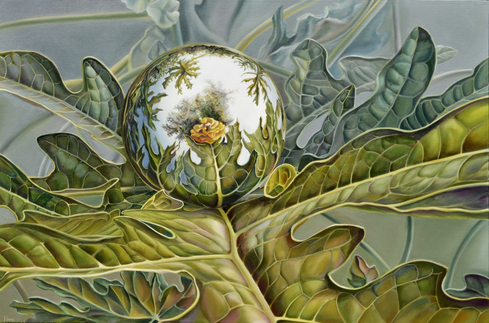 Jorge Luna, "Fruta en plata", 2013