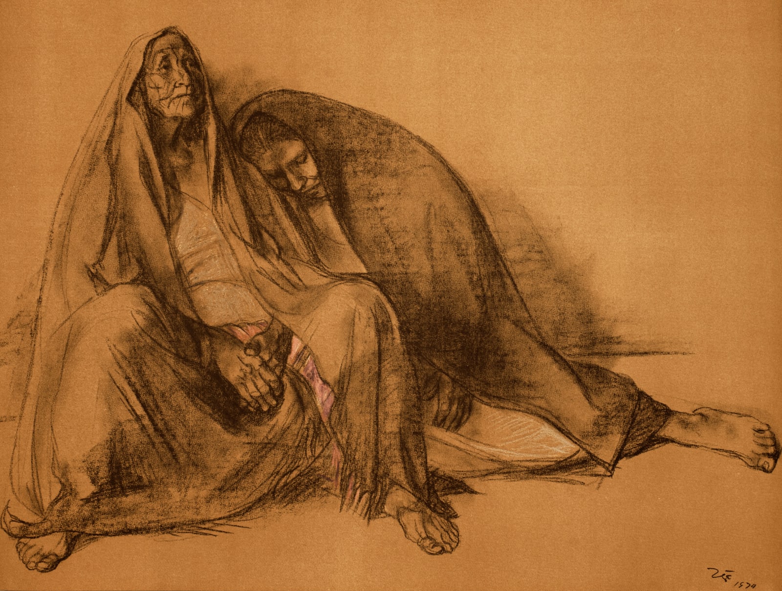 Francisco Zúñiga, "Madre e hija", 1974