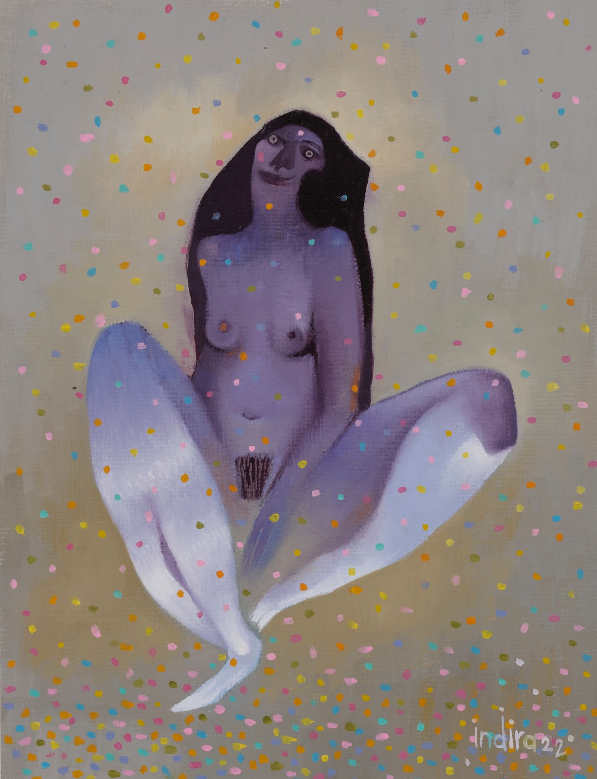 Indira Castellón, "Confeti en el cielo", 2022