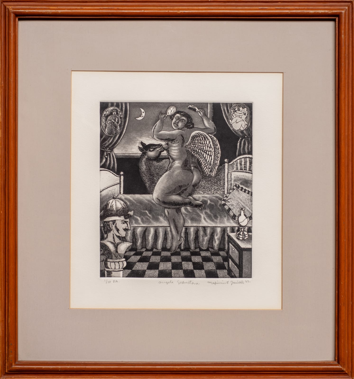 Maximino Javier, "Angela seductora", 1988