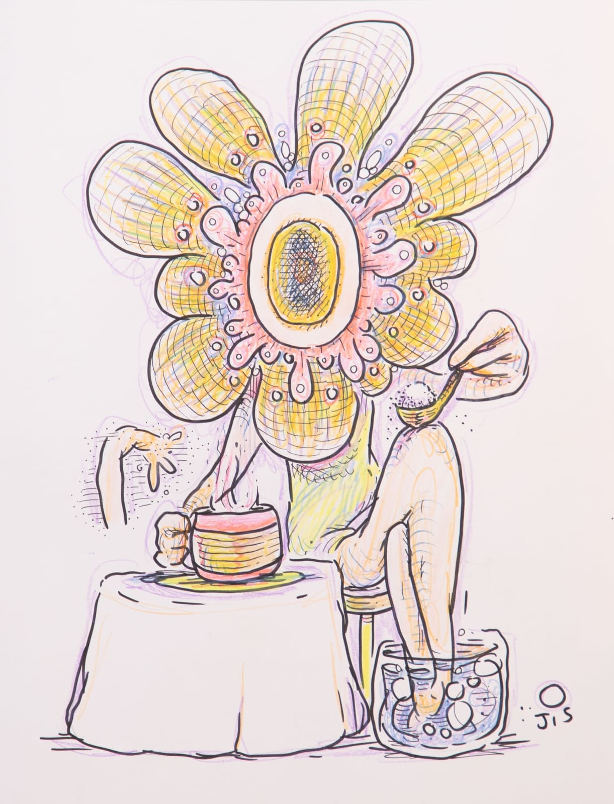 Jis, "Cafecito I", 2024