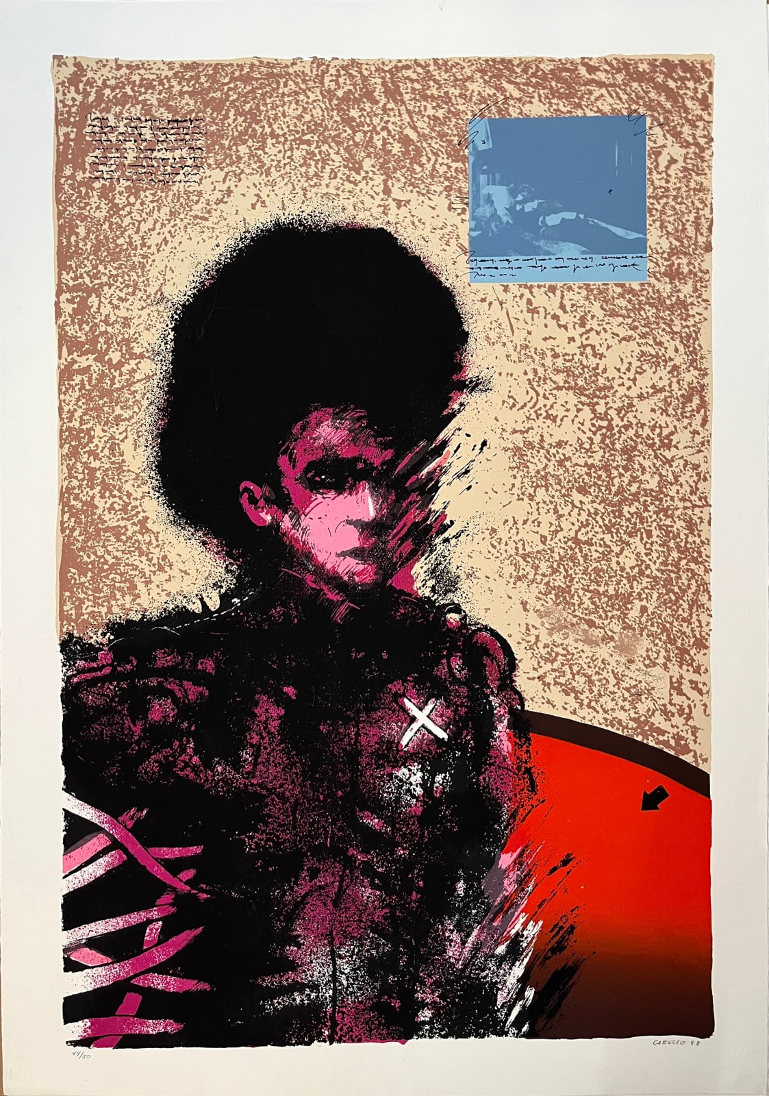 Javier Campos Cabello, "Personaje en rojo", 1988