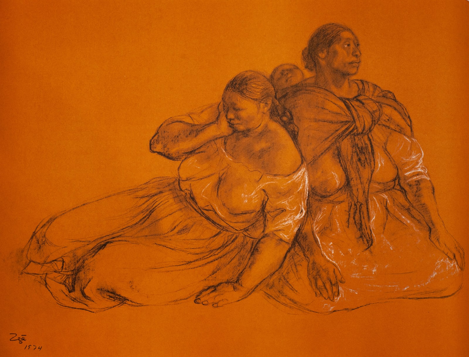 Francisco Zúñiga, "Campesinas", 1974