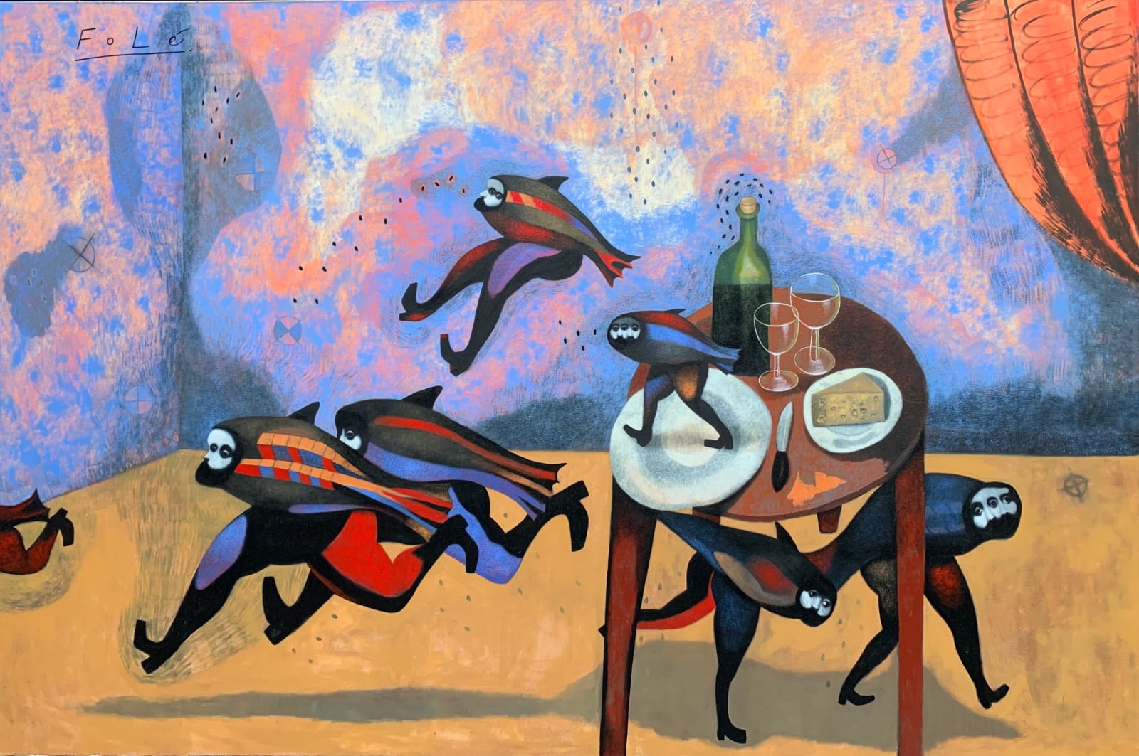 Folé Fonseca, "La Huída de las Sardinas", 2019