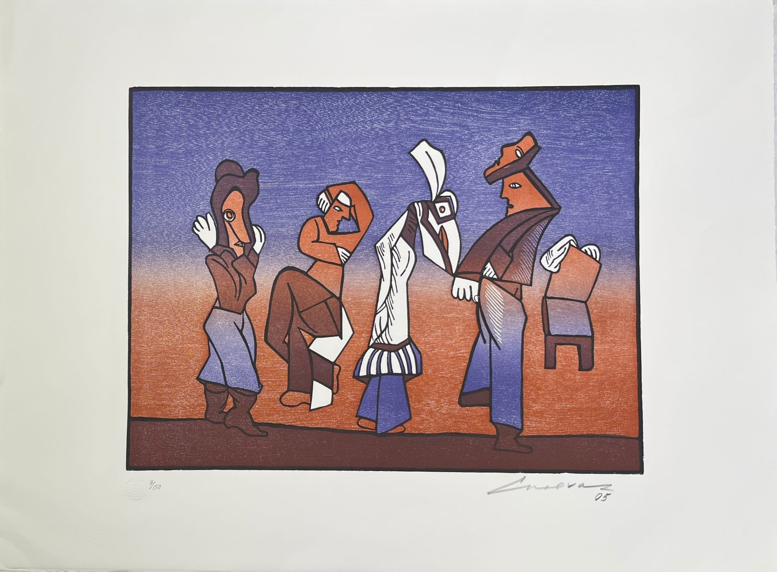 José Luis Cuevas, "Los fantasmas del centro histórico III", 2005
