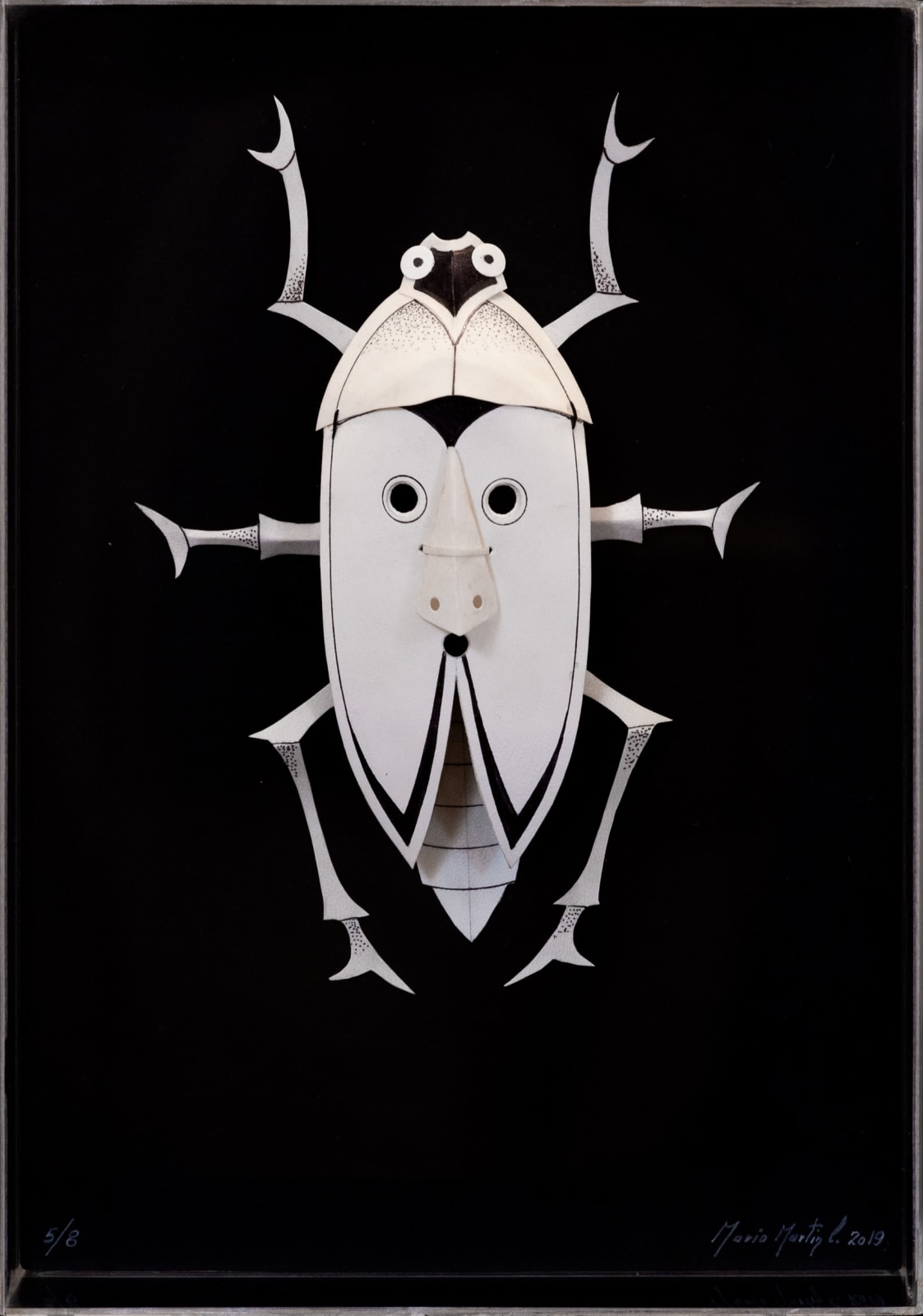 Mario Martín del Campo, "Máscara escarabajo", 2019