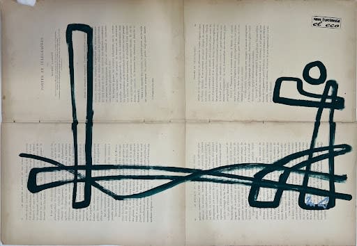 Mathias Goeritz, "Sin título" (Personaje sin relleno a la derecha), ca. 1970