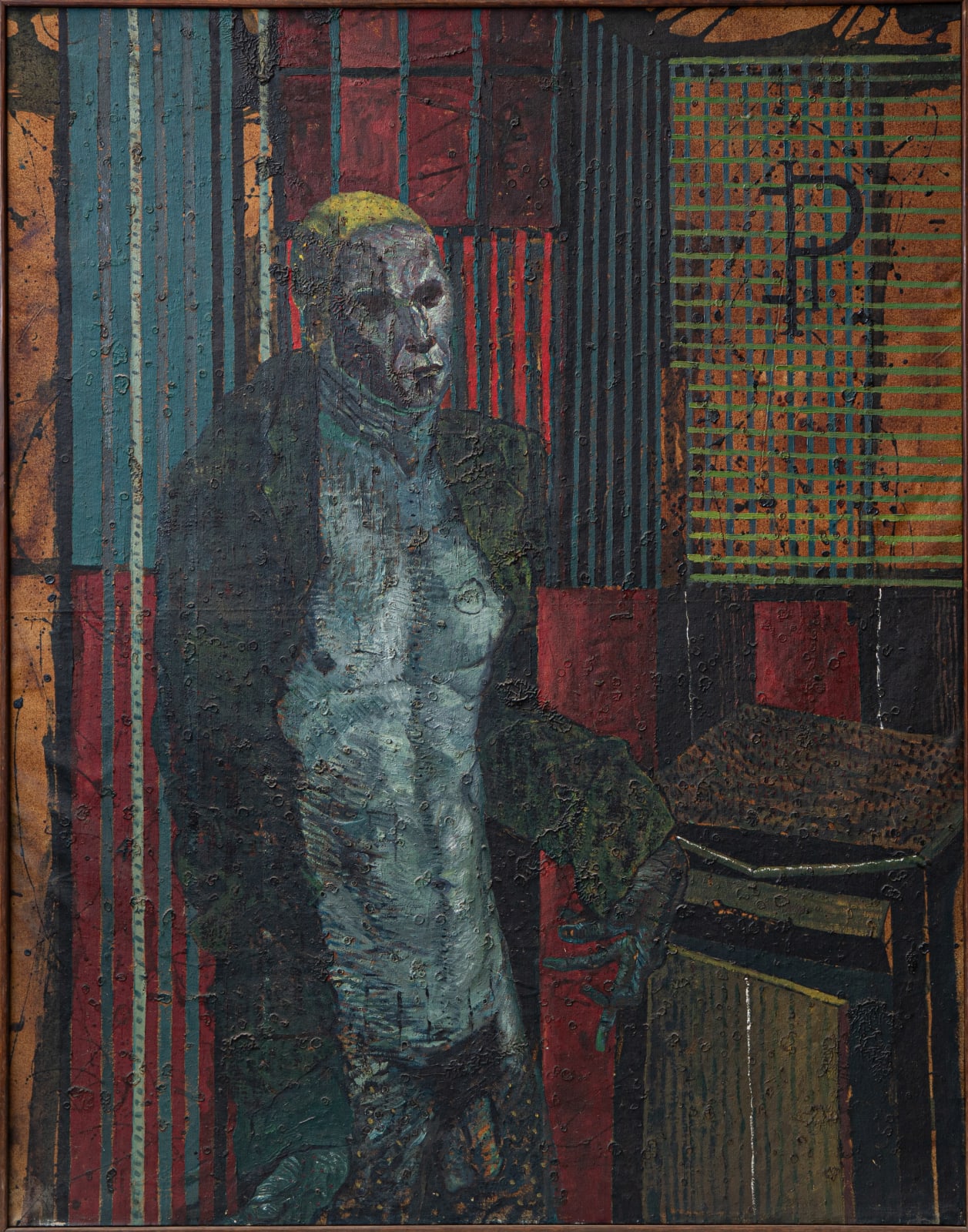Enrique Oroz, "Desnudo irónico", 1995