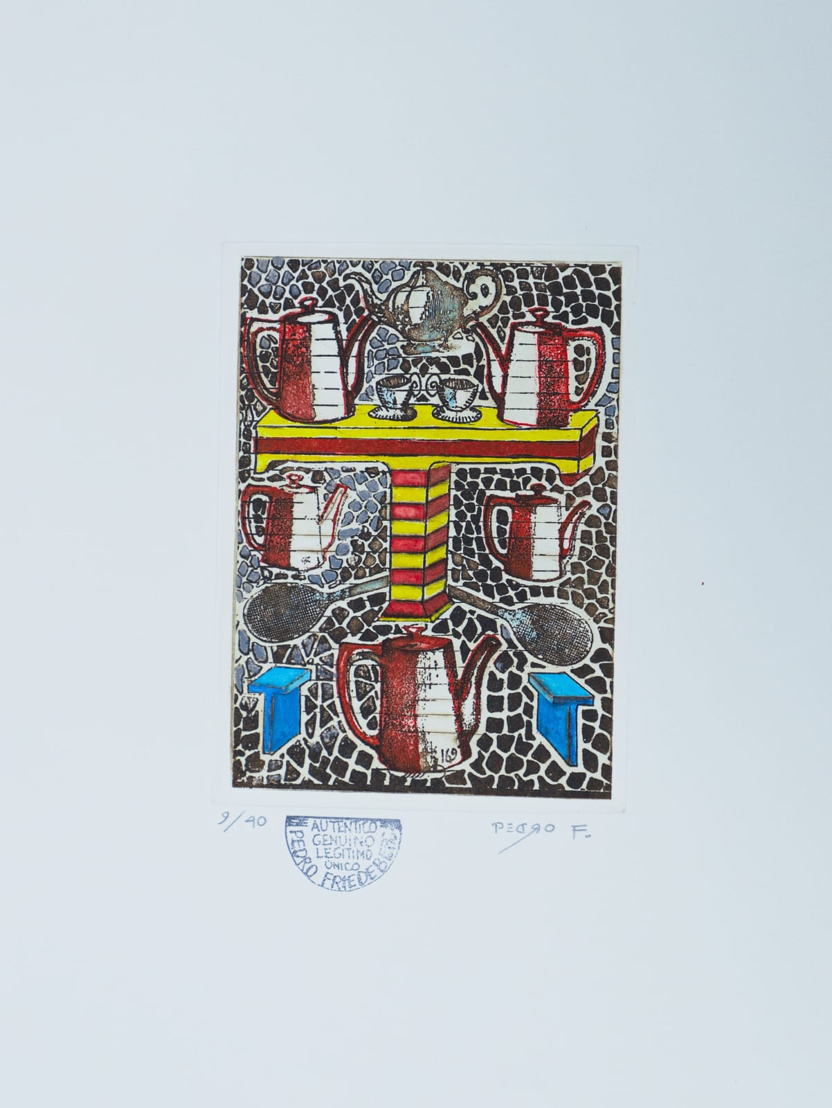Pedro Friedeberg, "T de tetera", 2023