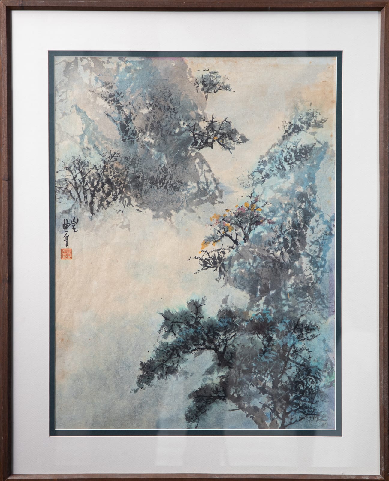 I Chao Chu, "Paisaje arbolado", 1975