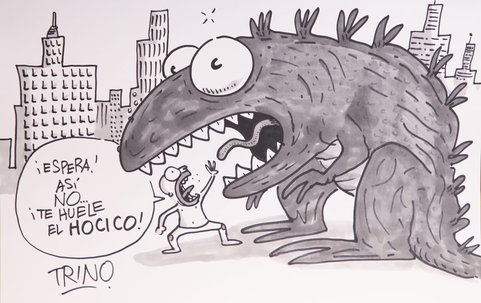 Trino, "Santos contra Godzilla I", 2024