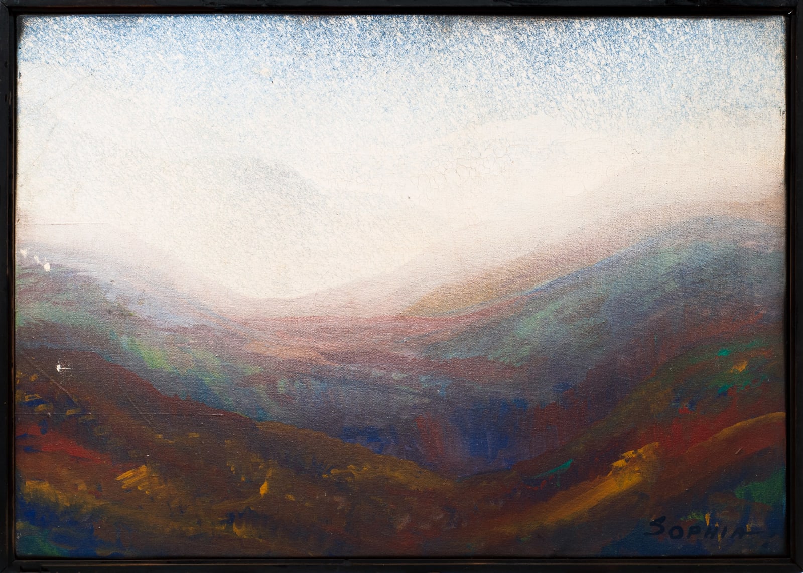Sophia Aldana, "Brisa en el campo", 1987
