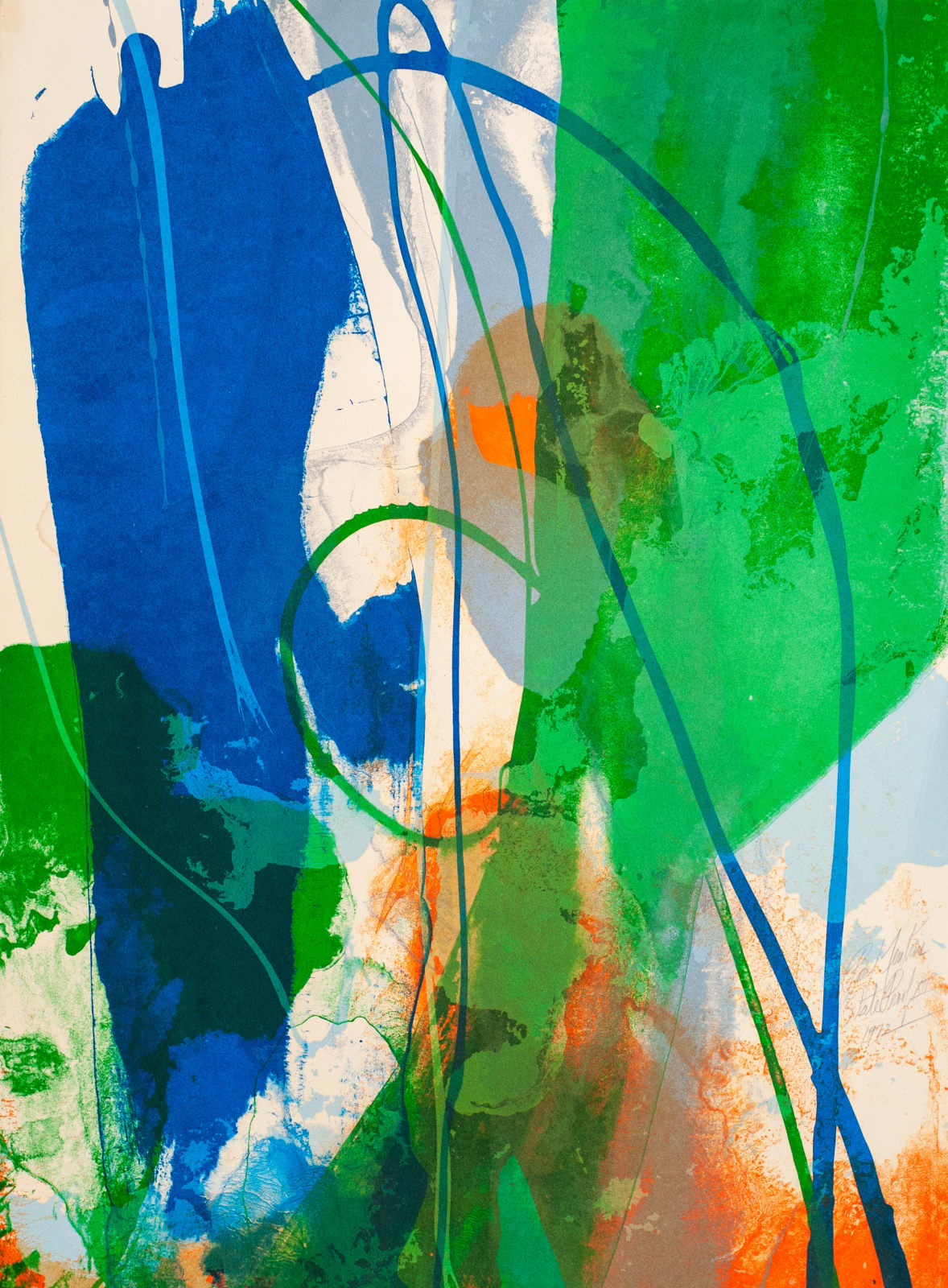 Paul Jenkins, "Earth day", 1971