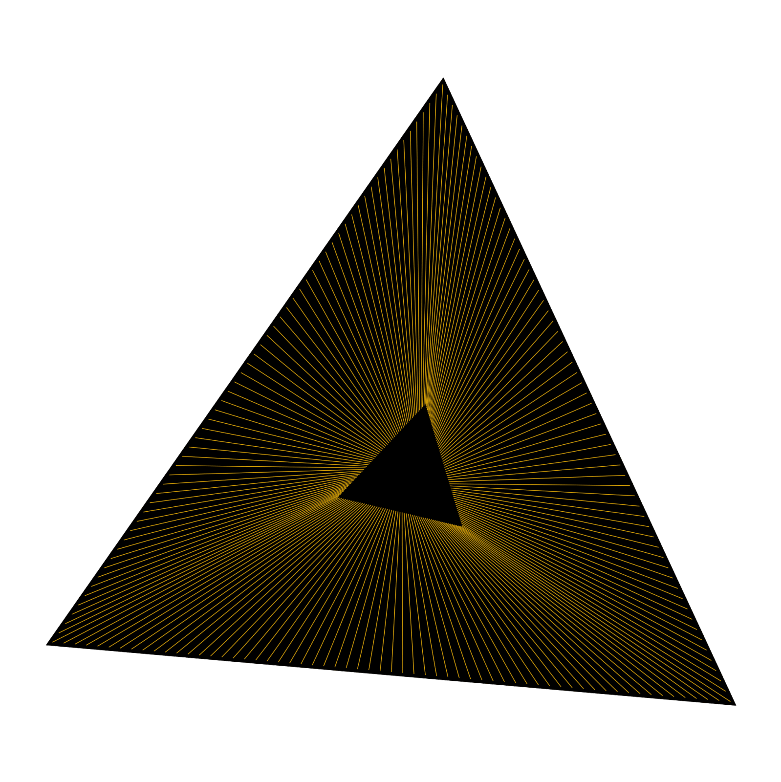 Juan Álvarez Del Castillo, "Triángulo II (amarillo)", 2022