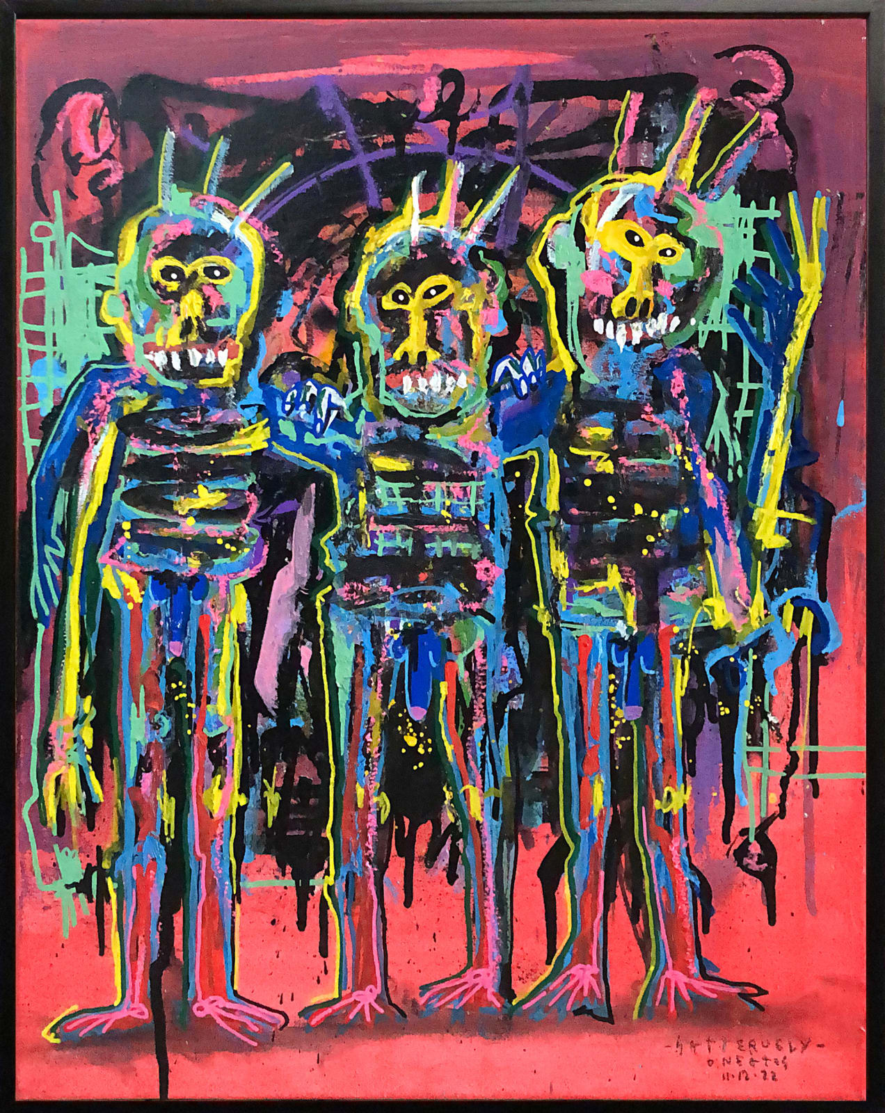 Satterugly, "The three electrifing compradres"