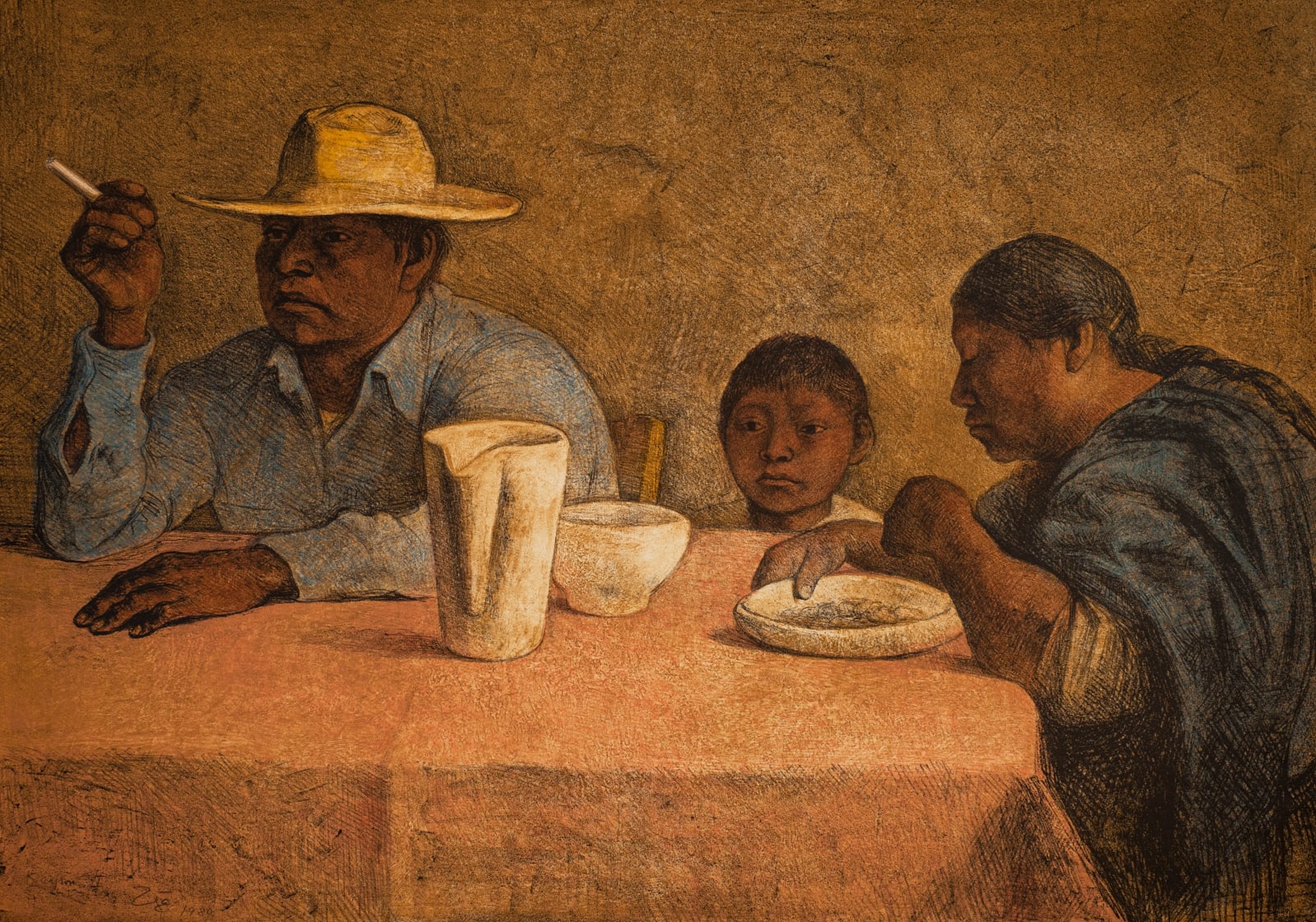 Francisco Zúñiga, "La comida", 1980