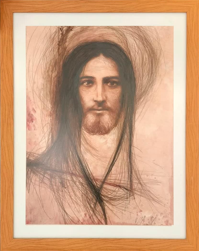 Waldo Saavedra, "El Cristo león" (estudio), 2019
