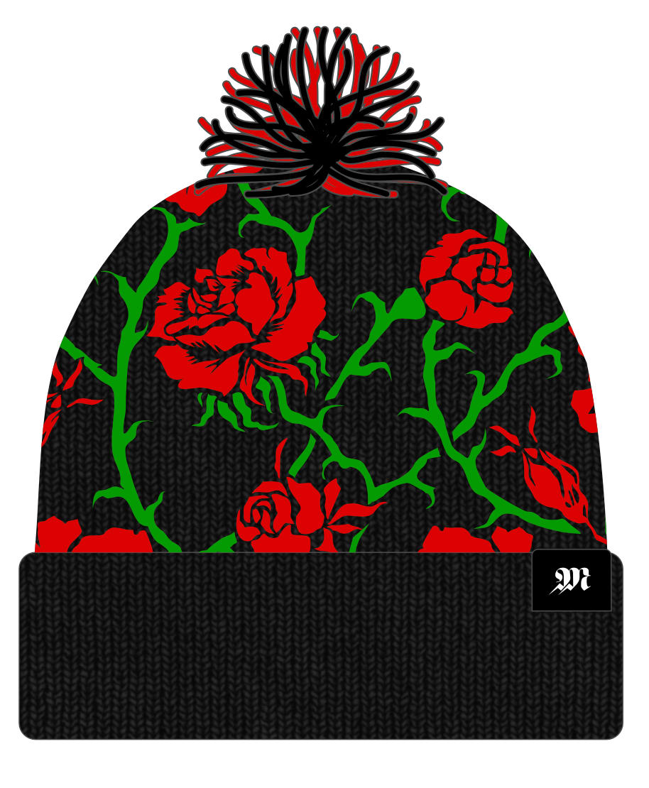 Morra MX, Beanie flores rojas, 2025