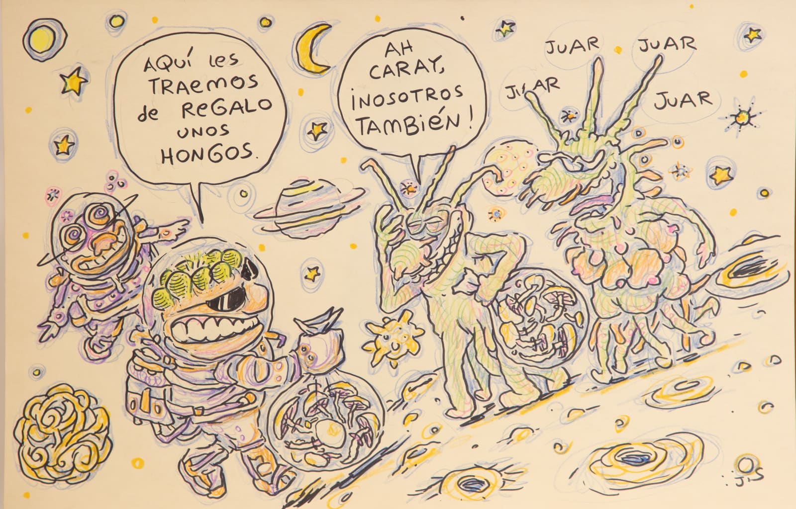 Jis, "De regalo unos hongos", 2024