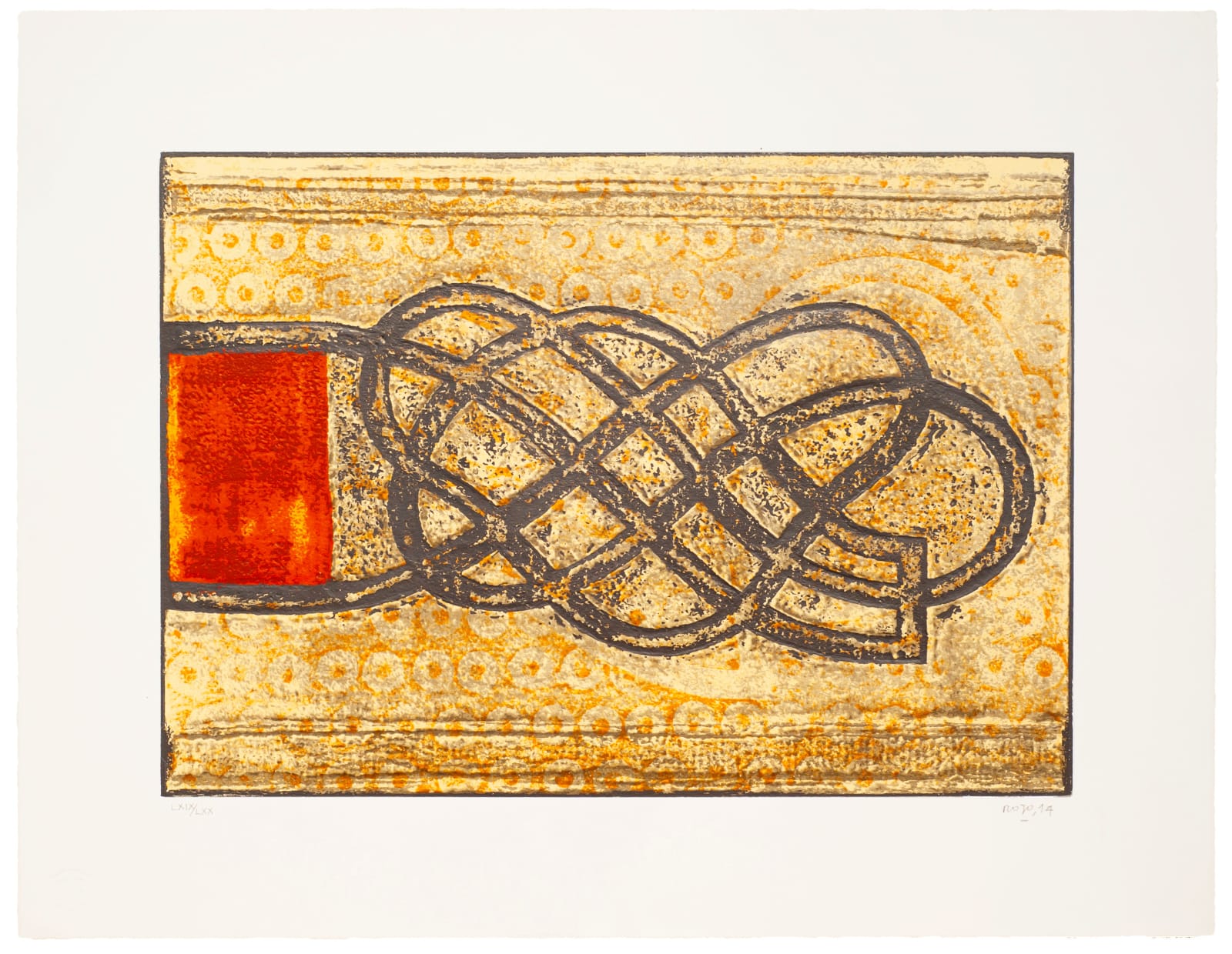 Vicente Rojo, "Sin título (nudo)", 2014