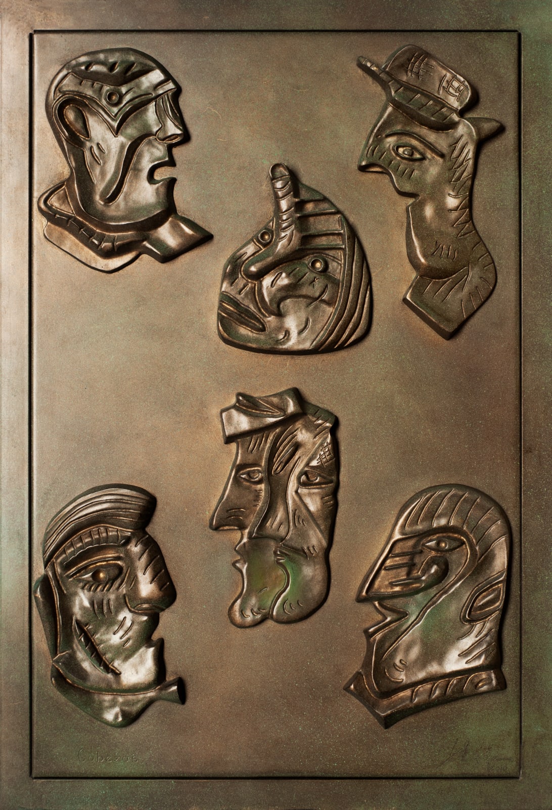 José Luis Cuevas, "Cabezas", 2010